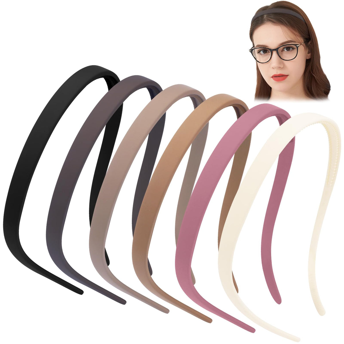 TOBATOBA bandeau carré anti-pression pour lunettes, confort durable.