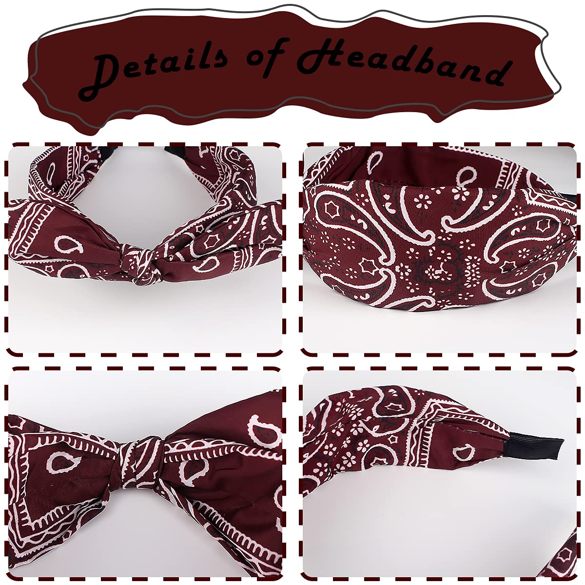 TOBATOBA bandeau-cheveux quotidien, confort léger.