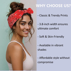 Bandeau Tobeffect boho deux-en-un pour varier look quotidien.