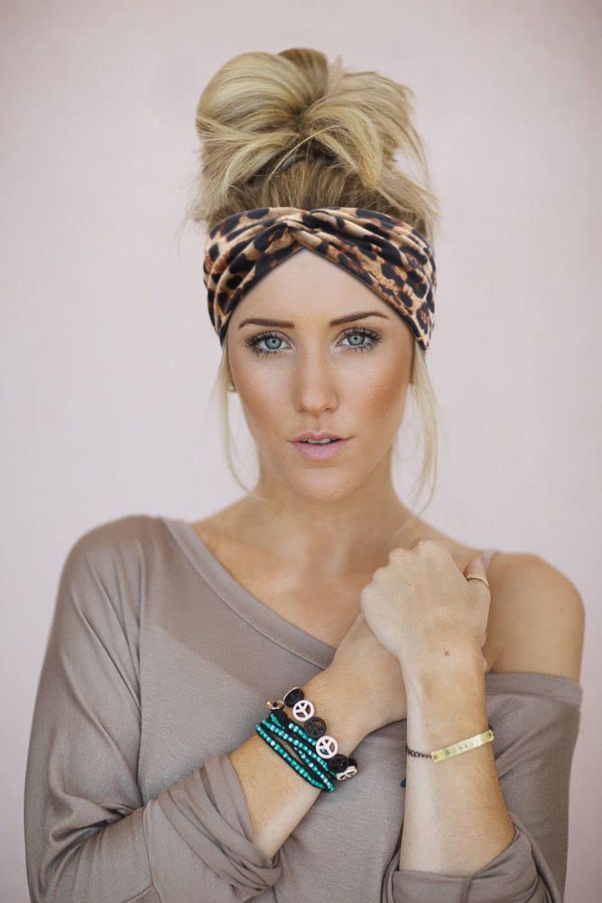 Bandeau Tobeffect orange-brule anti-glisse, look chic et pratique.