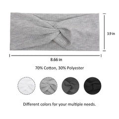 Bandeau Tobeffect twist bleu: accessoire polyvalent pour sport et quotidien