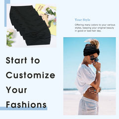Tobeffect bandeau noir polyester doux: confort léger et respirant pendant la journée.