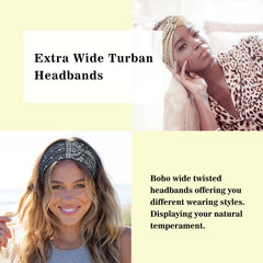 Tobeffect elastic hairband soft polyester stays comfy and breathable