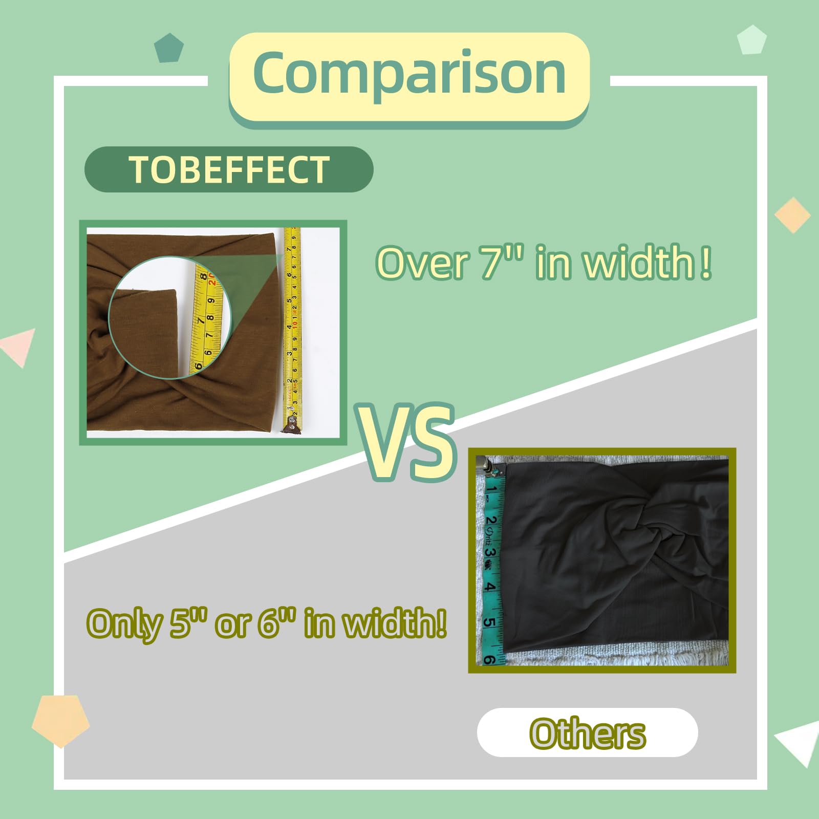 Bandeau Tobeffect lavable en machine, entretien rapide et pratique.