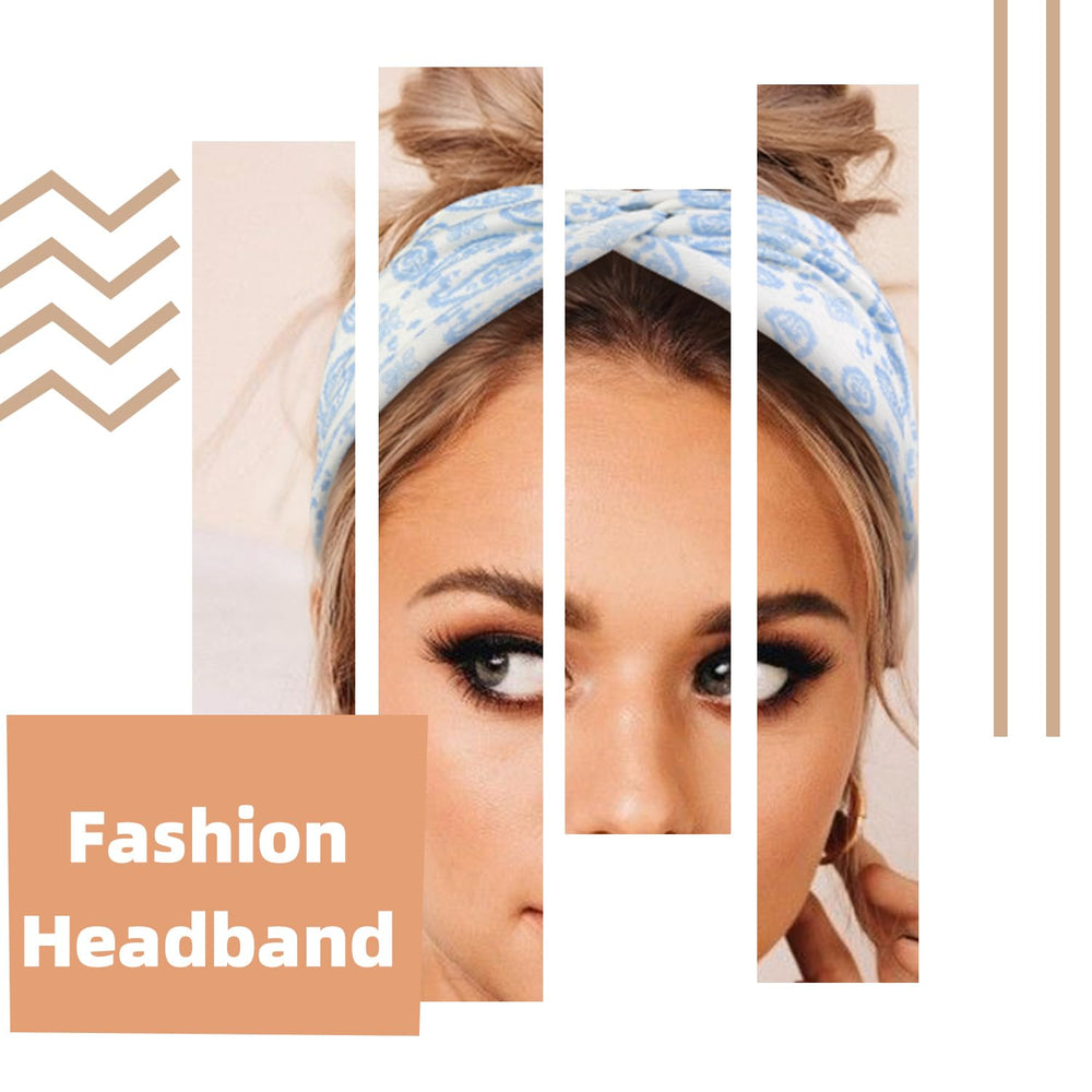 Bandeau Tobeffect géométrique, design tendance pour toutes les coiffures.