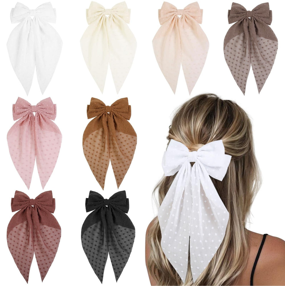 Tobeffect Noeud cheveux noir – gros traine, sublime pour cheveux longs et coiffures elevees