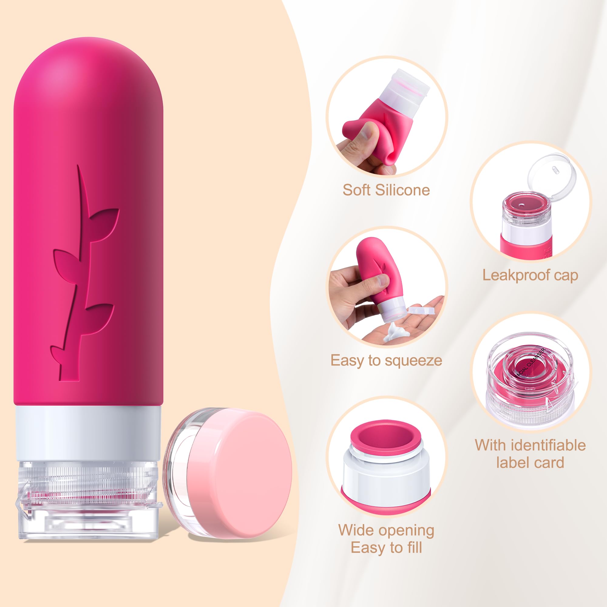 Tocelffe flacons spray voyage 30ml – idéal pour petits produits.
