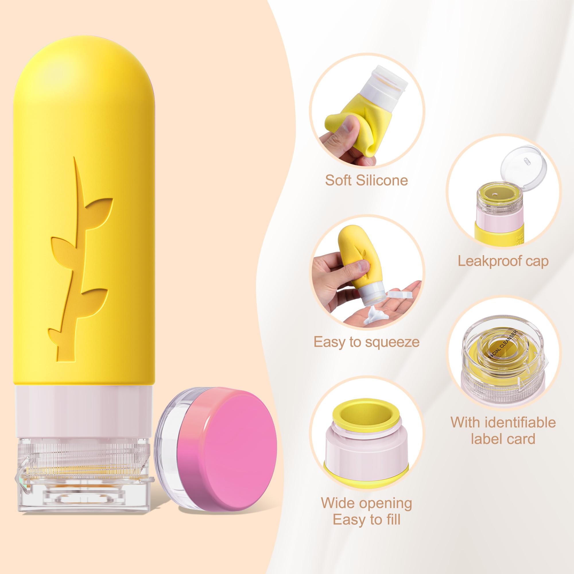  Pots crème 10 ml Tocelffe, rangement compact et convivial.