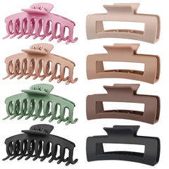 TOCESS clip cheveux gros, finition mate beige, maintien sûr pour cheveux épais.