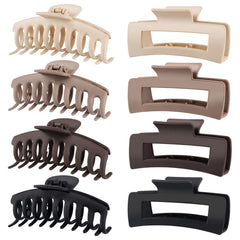 TOCESS grandes pinces cheveux neutres matte – polyvalentes pour tous styles