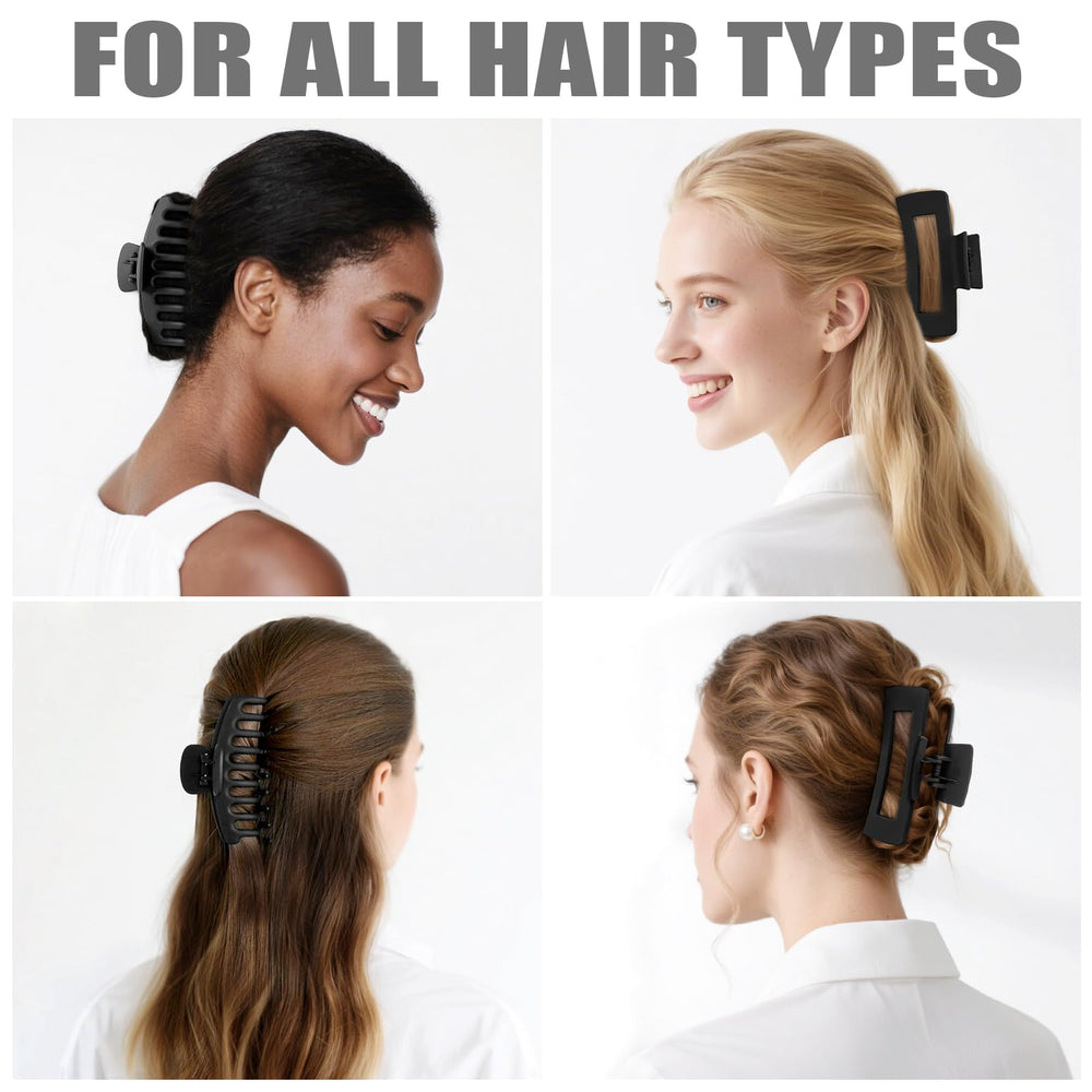 TOCESS pinces-cheveux grandes tailles, deux styles assortis pour varier les tenues.