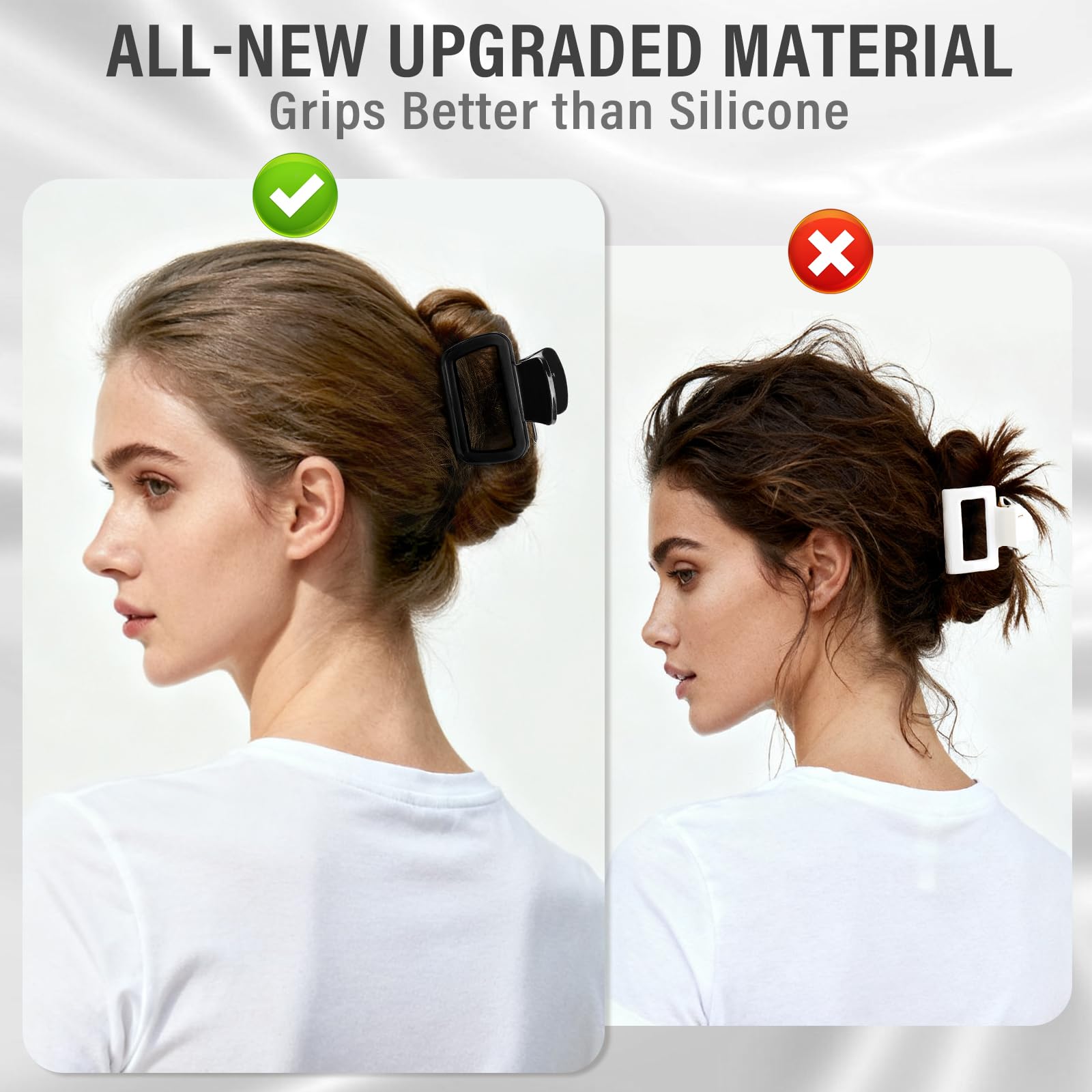 TOCESS pince cheveux nylon noir détail du matériau résistant