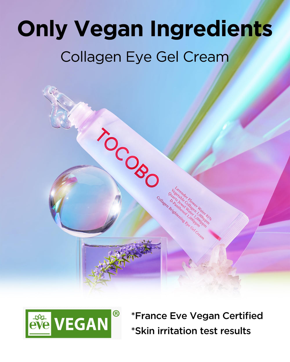 TOCOBO formule vegan 100 % adapte peaux sensibles et hydrate.