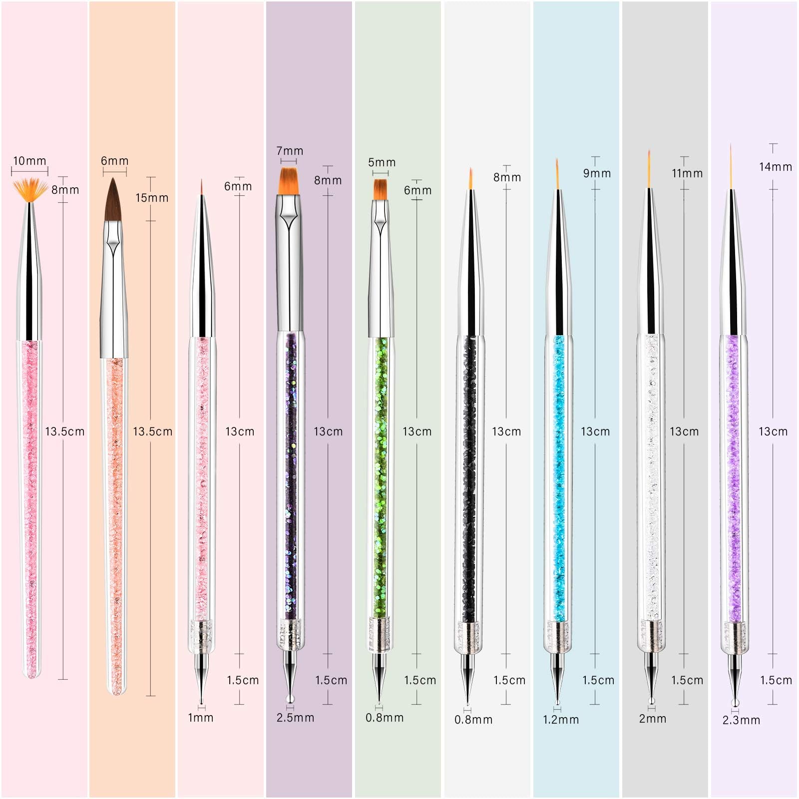 TOCOLES manche en acrylique stabilise la prise en main lors de l’application.
