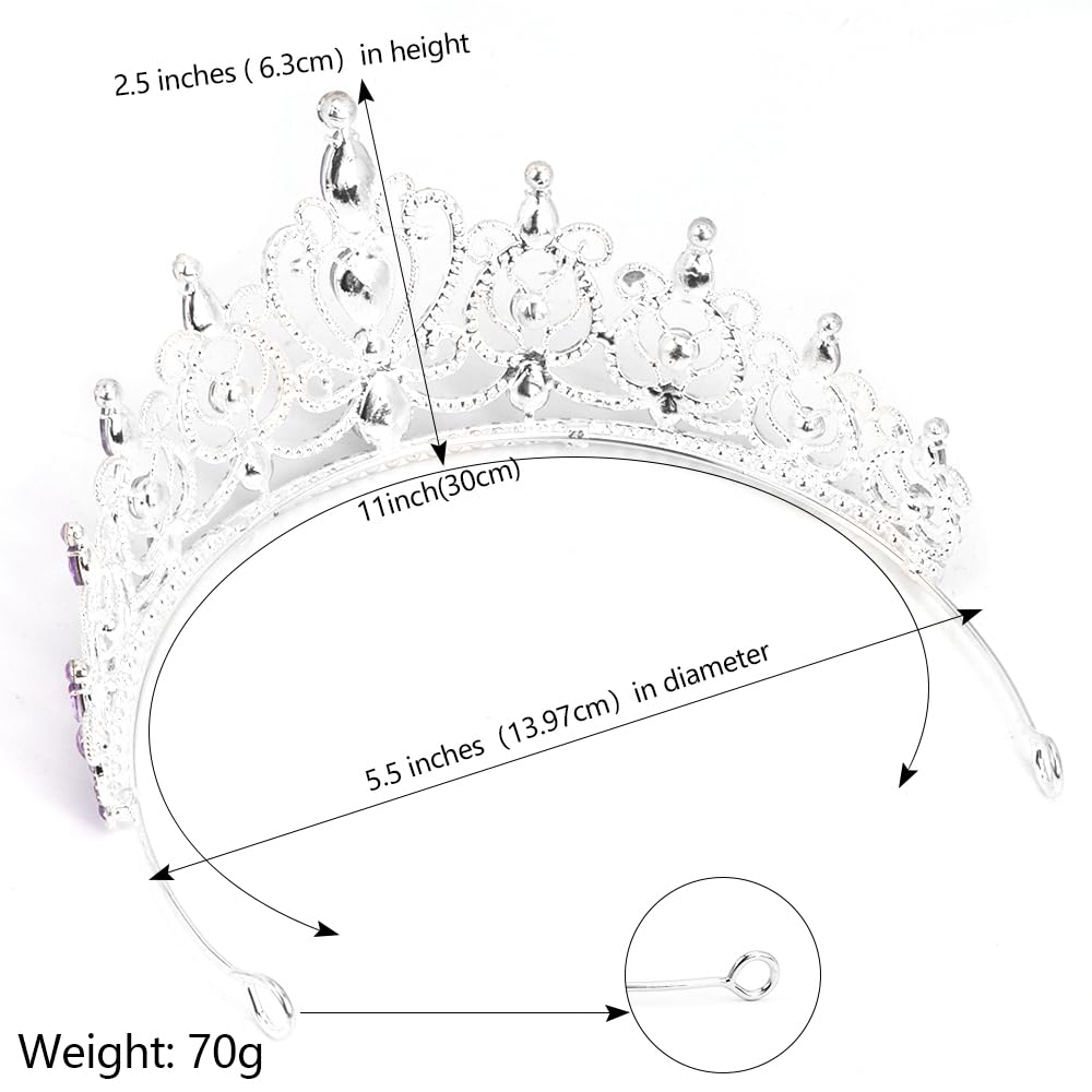 Couronne TODDER strass enfant – accessoire élégant pour déguisement et séance photo.