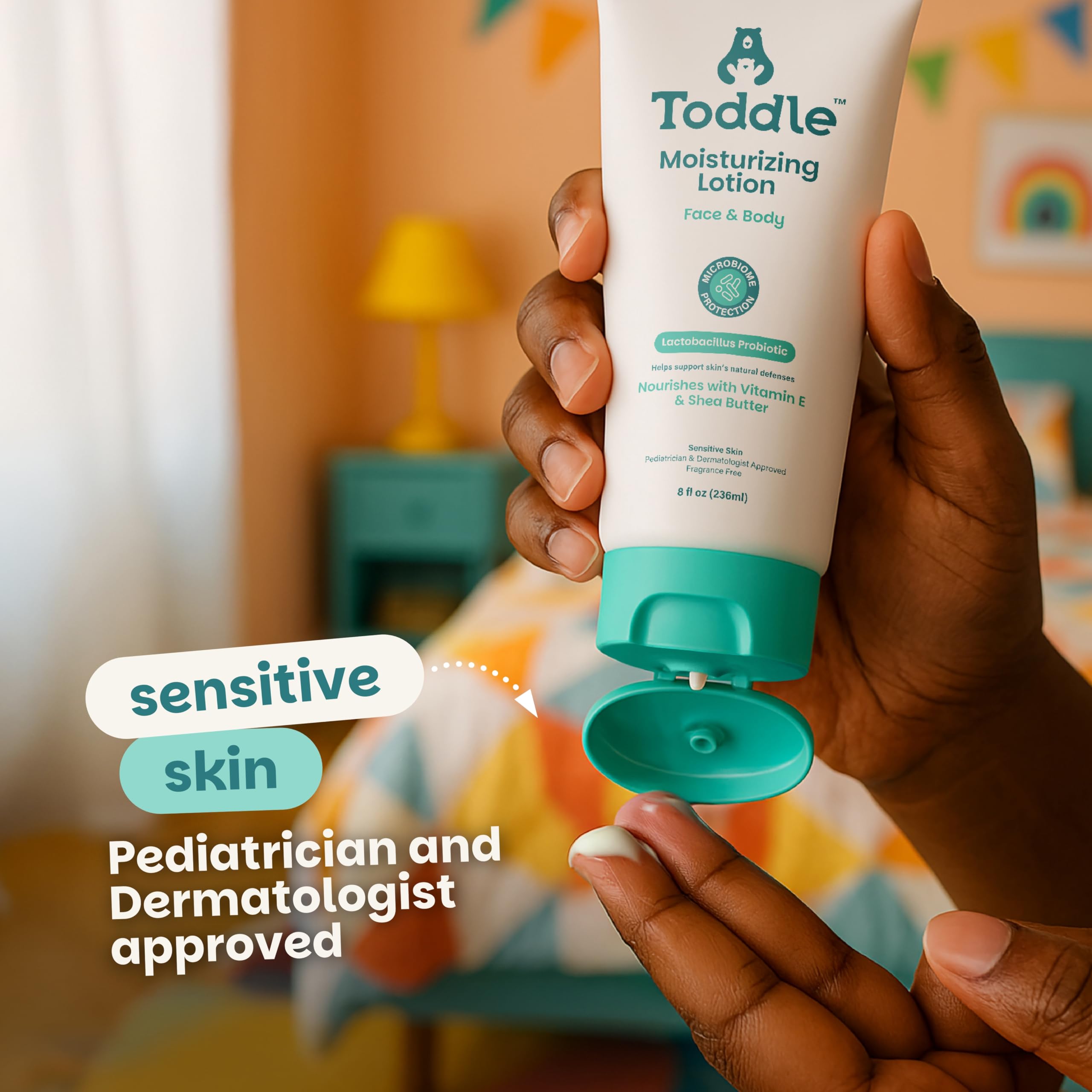 Enfants et bébés: application sur visage et mains.
