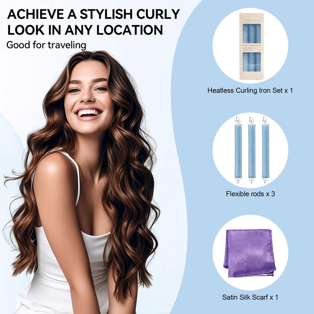 Togayu boucles polyvalentes convient à tous types de cheveux pour du volume et forme