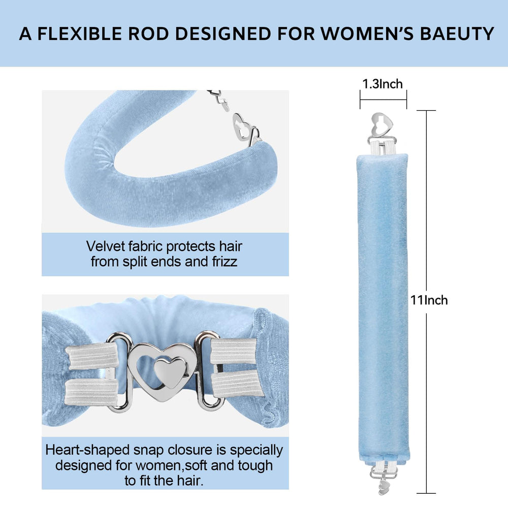 Togayu rouleaux velours jumbo dorment confortablement sans tirer les cheveux