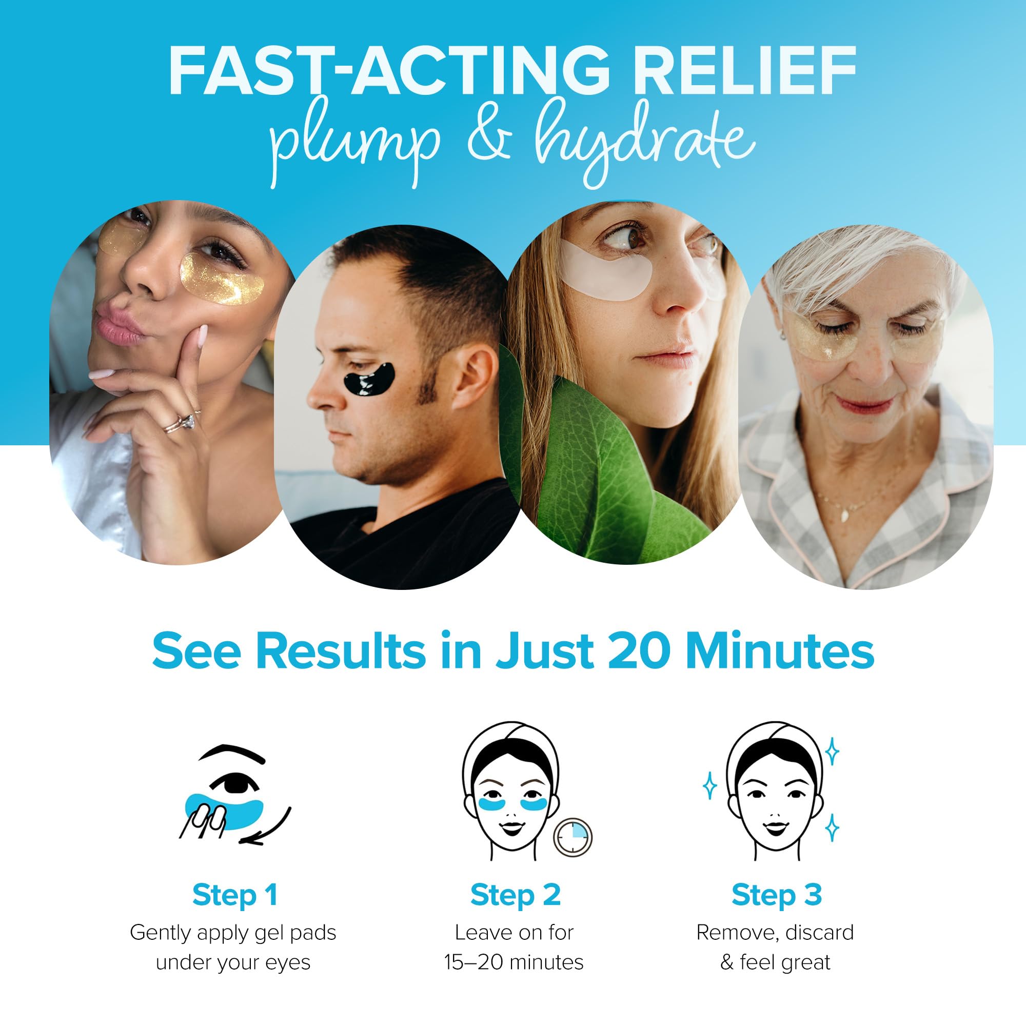 ToGoSpa Ice Water EYES formule sans colorants et parabènes pour la peau sensible.