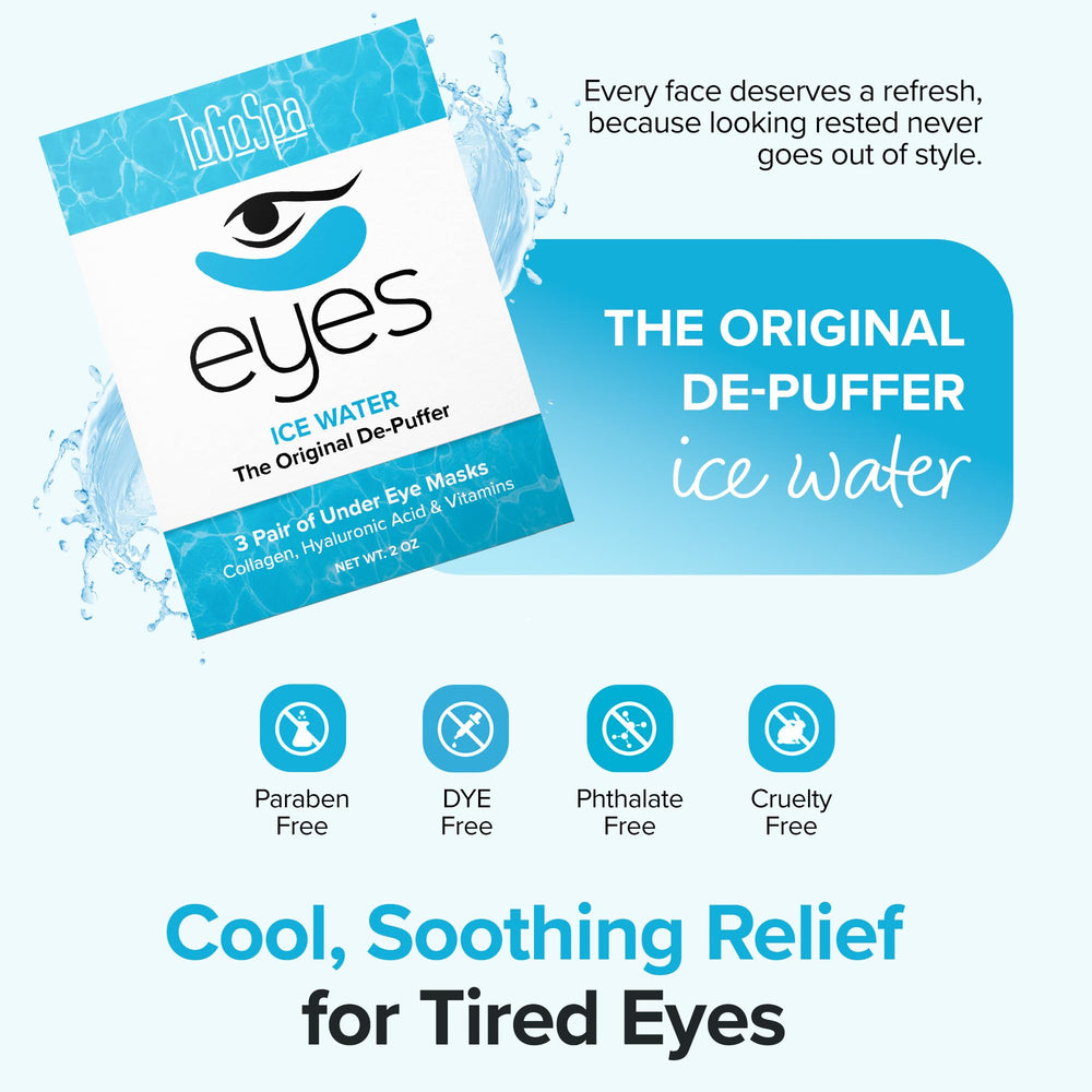 ToGoSpa Ice Water EYES avec hyaluronique et nutrition pour le contour des yeux.