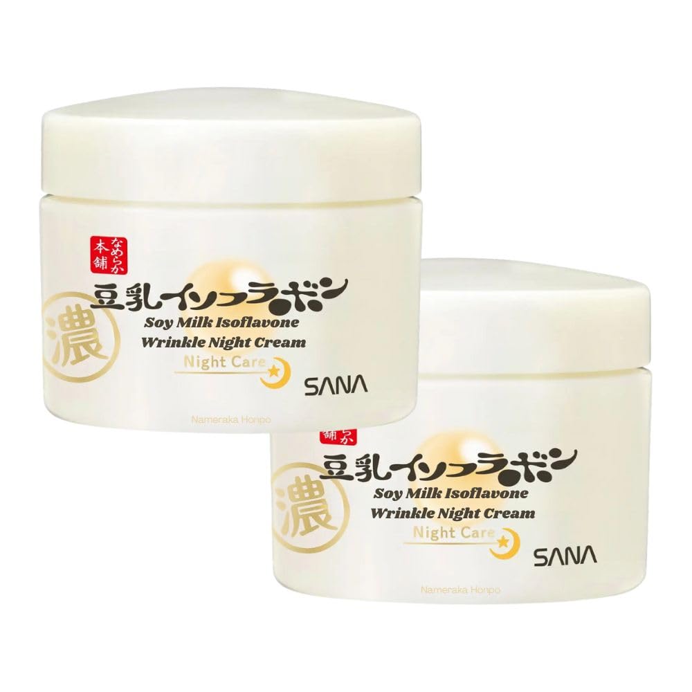 Tokyo Super Sale Sana Nameraka Honpo crème nuit isoflavones lait soja, hydratation nocturne potentielle.