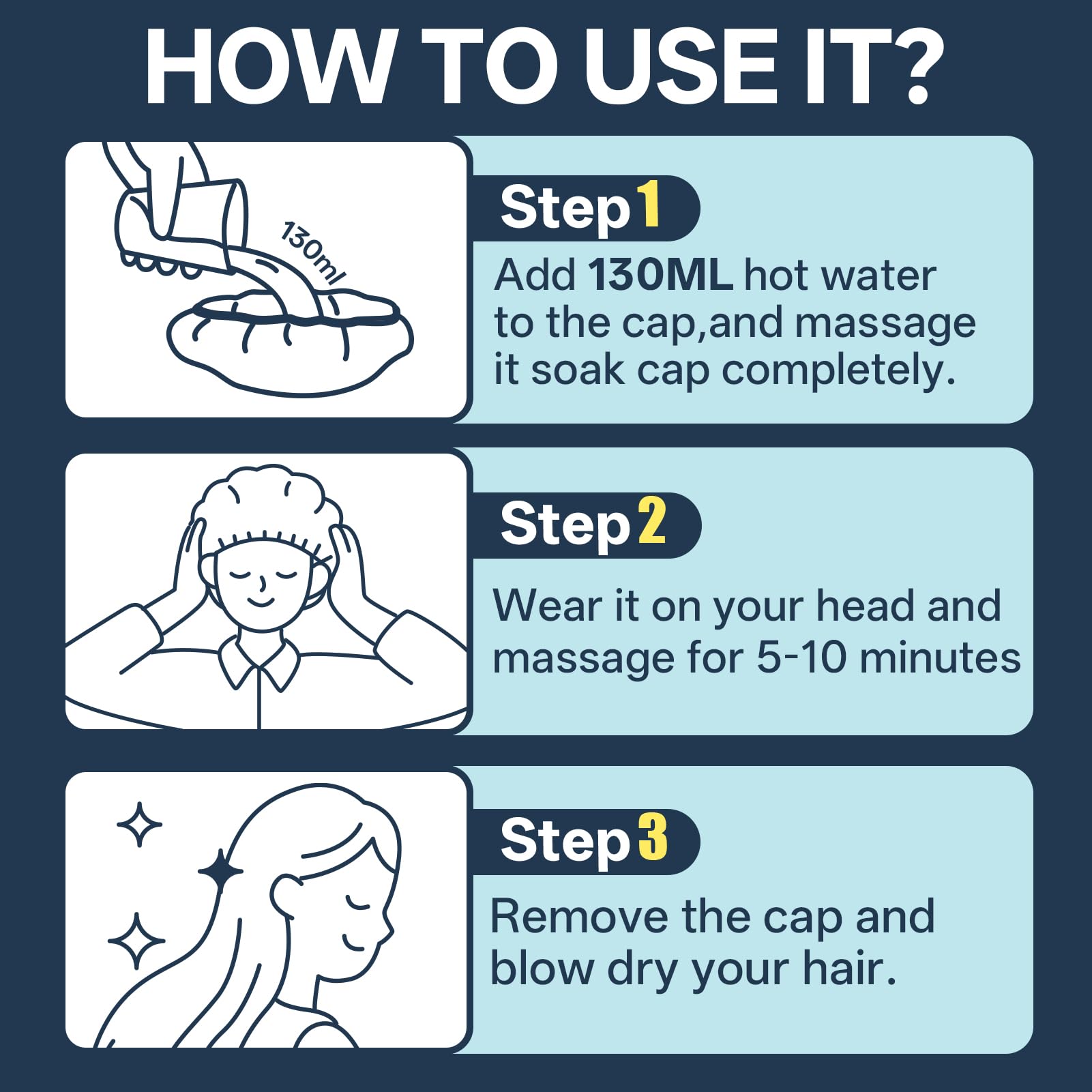 Tolnetr lavage cheveux sans rinage à domicile, simplicité d'emploi.