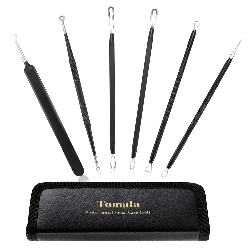 Tomata ensemble 6 outils extraction points noirs—utilisation domestique précise et sûre.