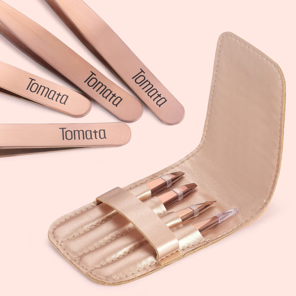 Tomata pince-sourcils acier inoxydable garantit durabilite et longévité.