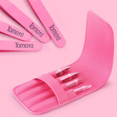Tomata pinces-sourcils-ergonomiques rose assurent une prise sûre et confortable.