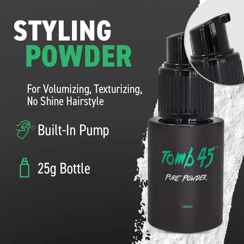 Bouteille Tomb45 de 120 ml avec pompe pour une application pratique.