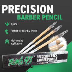 Tomb45 crayon barbier double-face blanc et peau pour s'adapter à tous types de peau