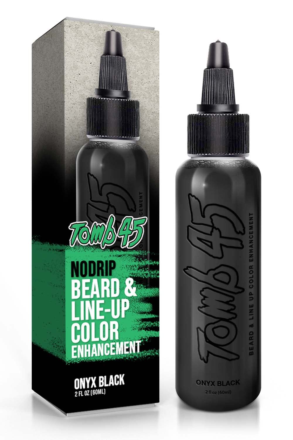Tomb 45 Onyx sans goutte sur barbe pour une ligne nette