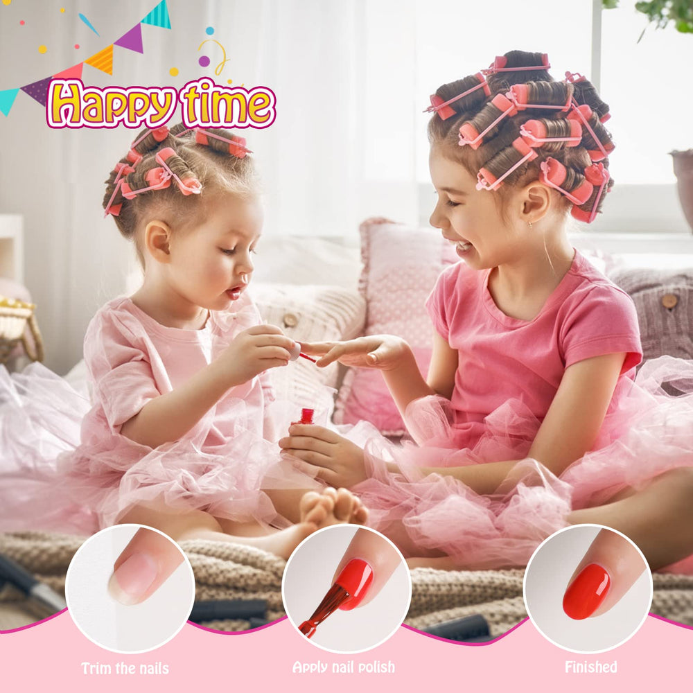 Separateurs d'ongles et stickers TOMICCA pour une manucure ludique.