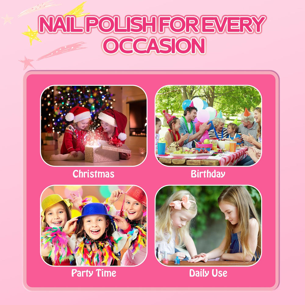 Vernis TOMICCA pour enfants : créativité illimitée pour designs variés.