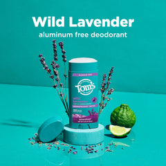 Tom’s of Maine baton-deodorant lavande-sauvage, application discrète et durable.