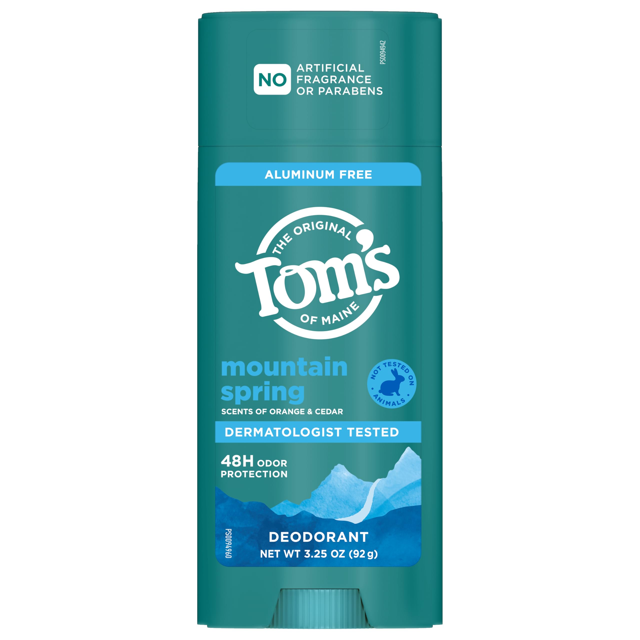 Tom’s of Maine Mountain Spring pratique en sac de sport et voyage.