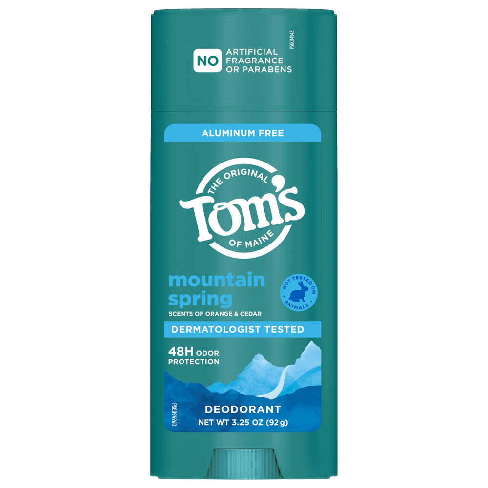 Tom’s of Maine Mountain Spring pratique en sac de sport et voyage.
