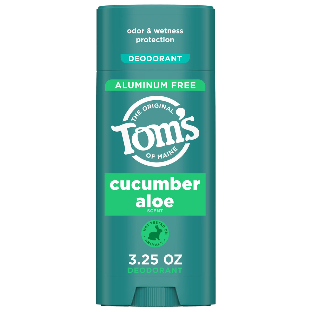 Tom's of Maine Déodorant Concombre Aloe – application claire et fraîcheur naturelle.