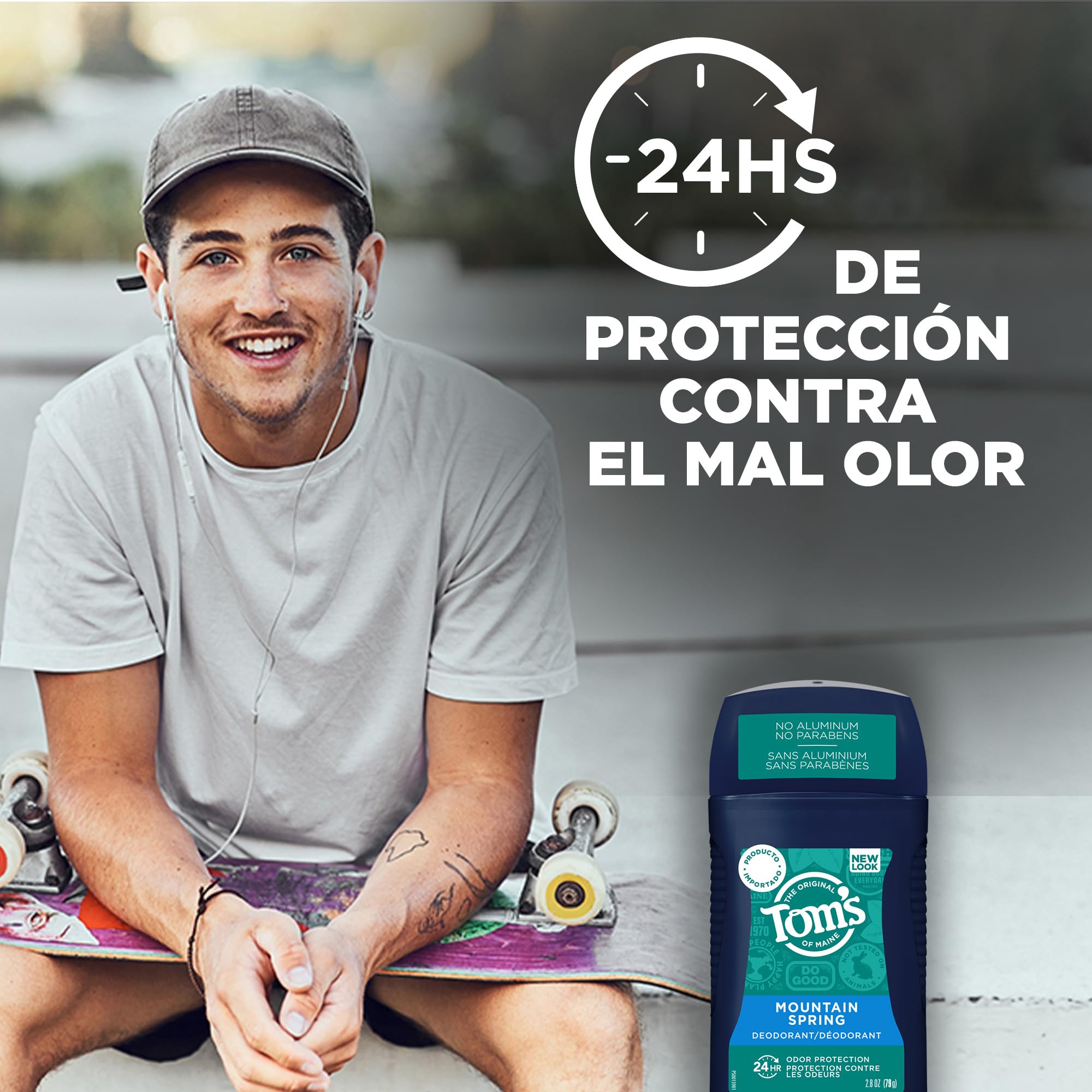 Tom's of Maine Déodorant naturel vegan pour usage quotidien