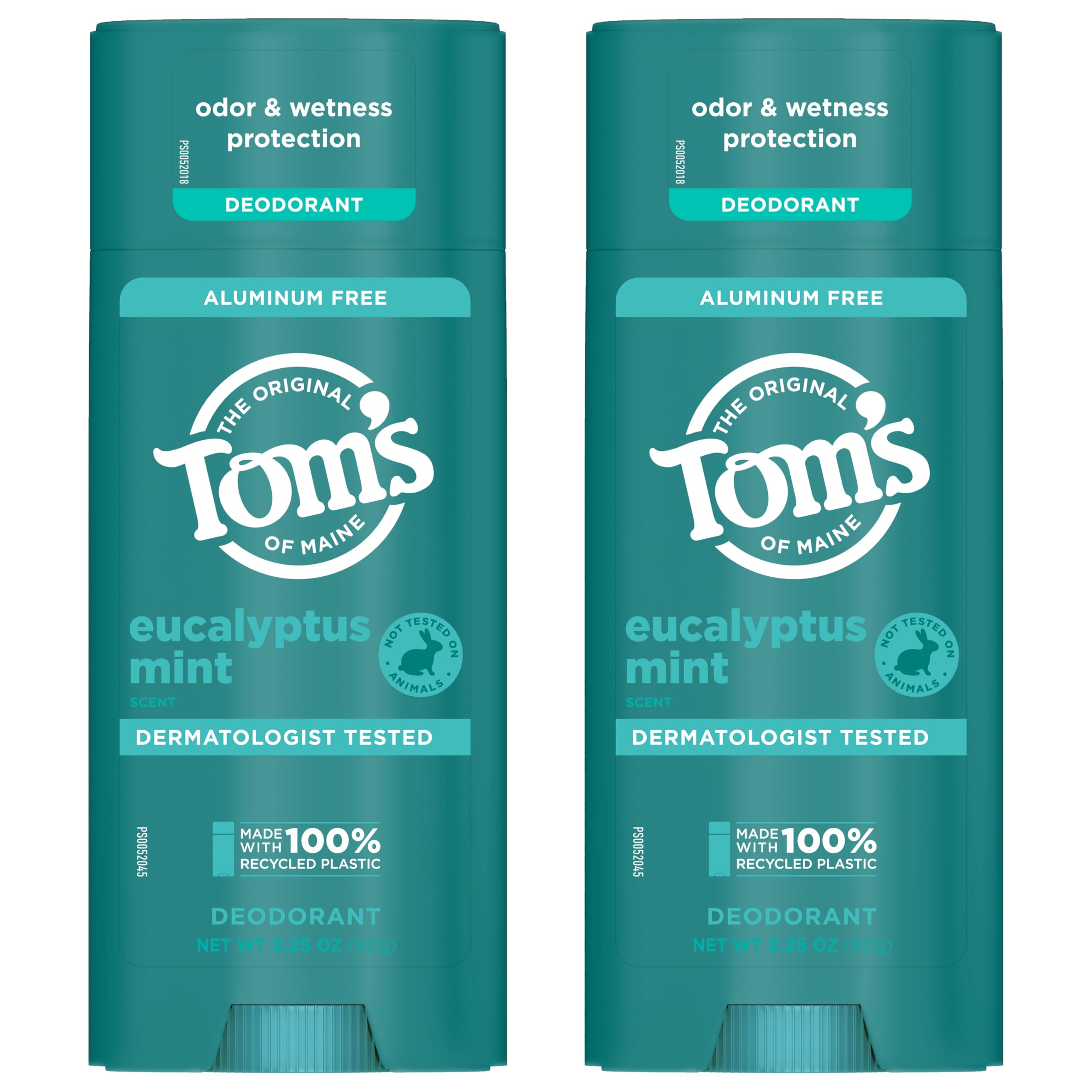 Tom's of Maine Eucalyptus Mint pack deux batons: pratique et économique.