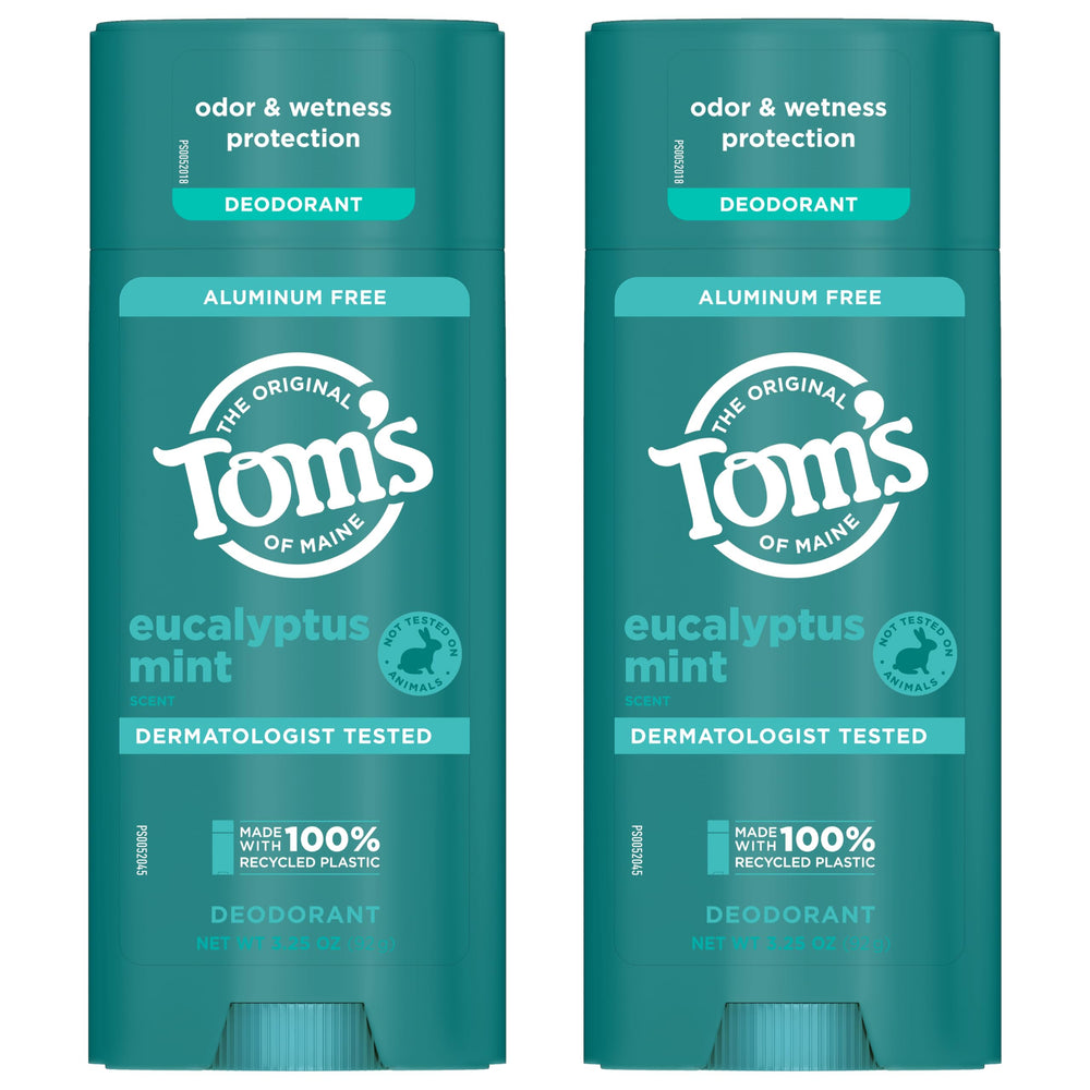 Tom's of Maine Eucalyptus Mint pack deux batons: pratique et économique.