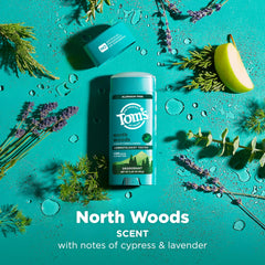Tom’s of Maine North Woods application claire et discrète sur la peau.
