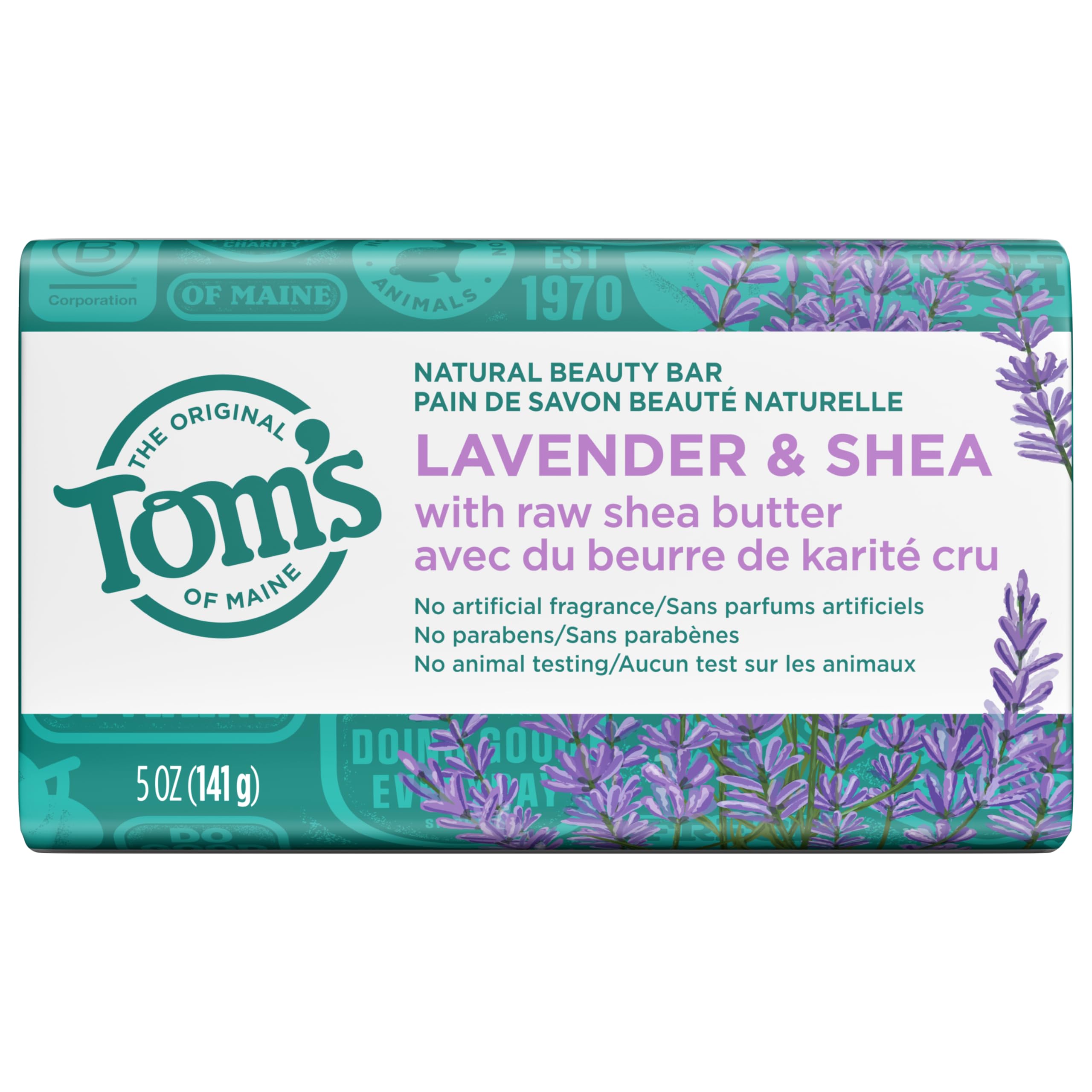 Routine douche avec Tom's of Maine Lavande et Karité