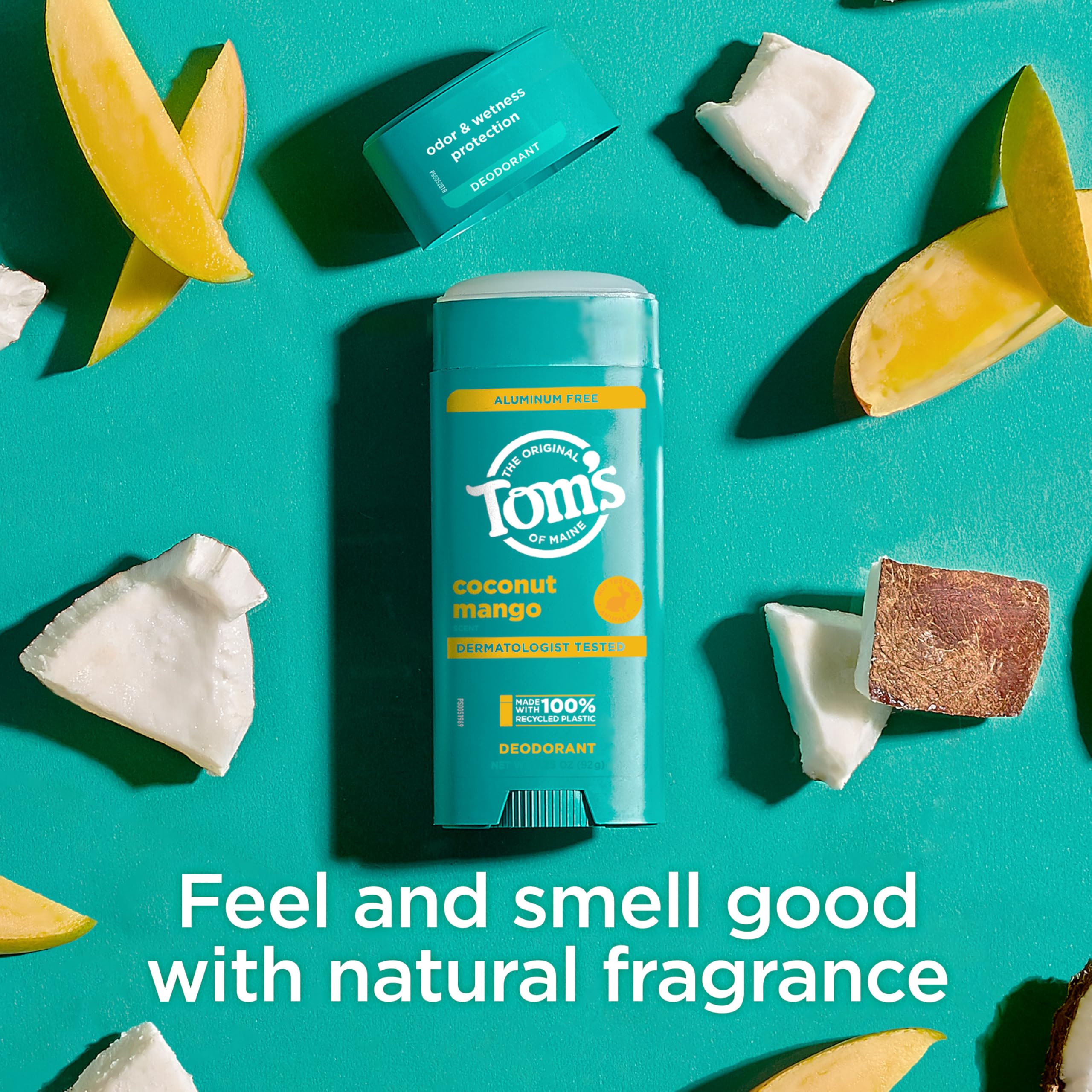 Parfum naturel Coco Mangue, Tom's of Maine, sensation fraîche toute la journée.