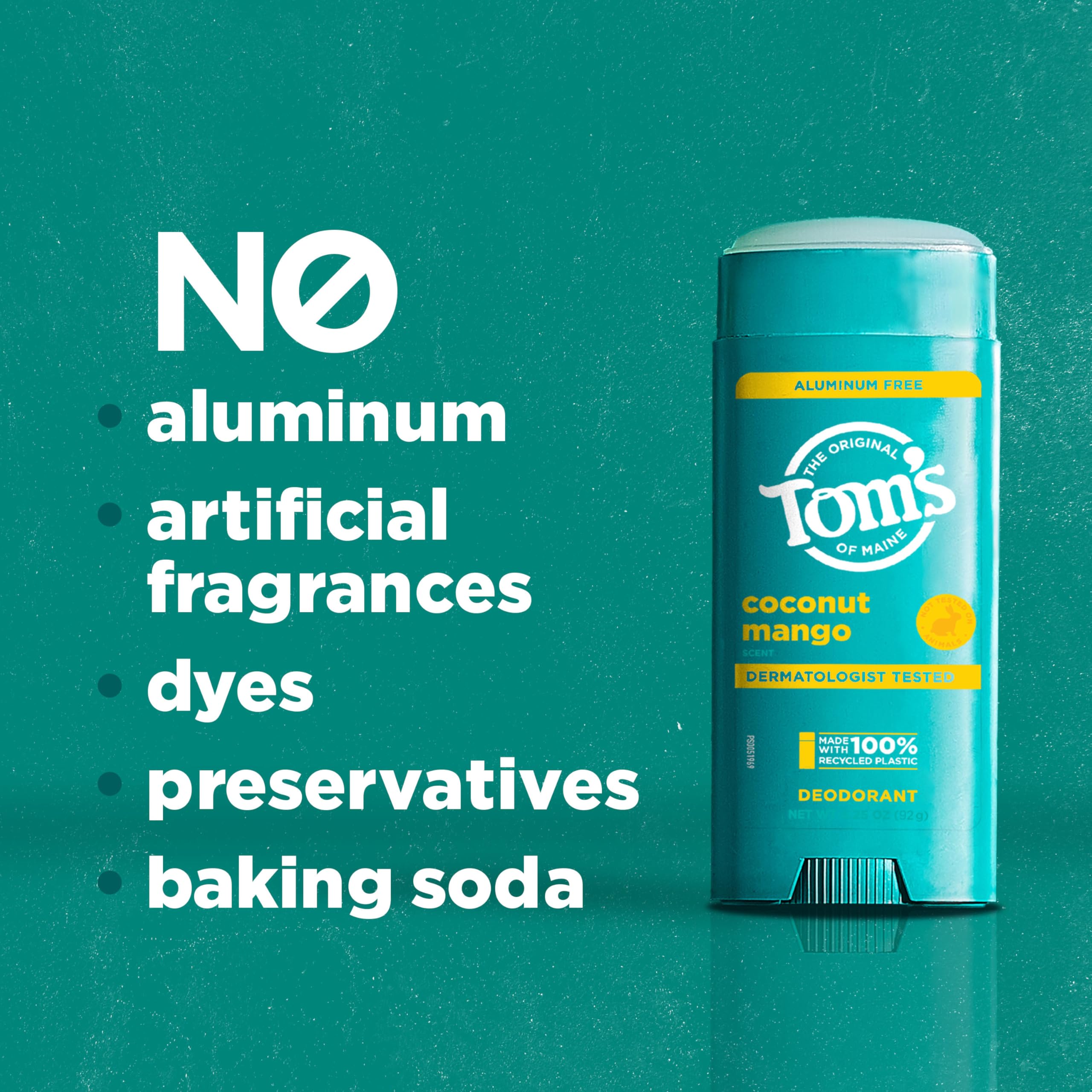 Tom's of Maine Coco Mangue, protection contre l’humidité toute la journée.