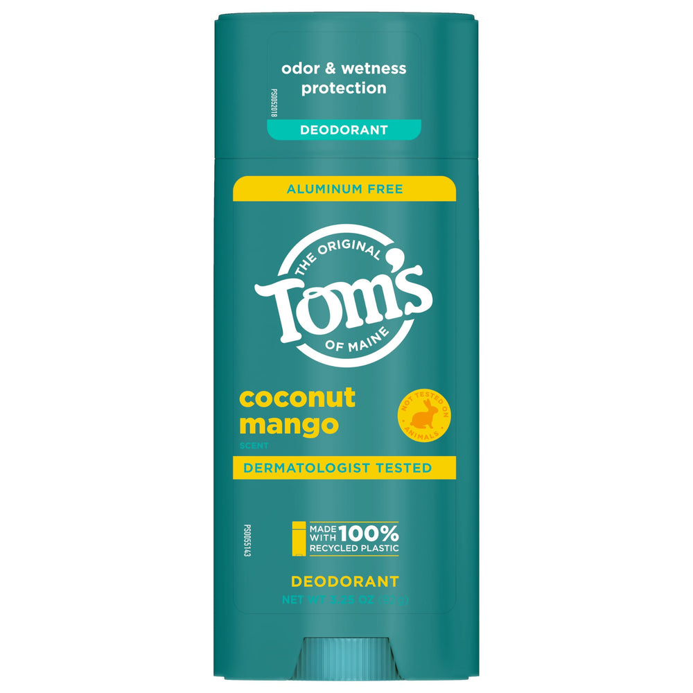 Utilisation quotidienne du déodorant Coco Mangue Tom's of Maine.
