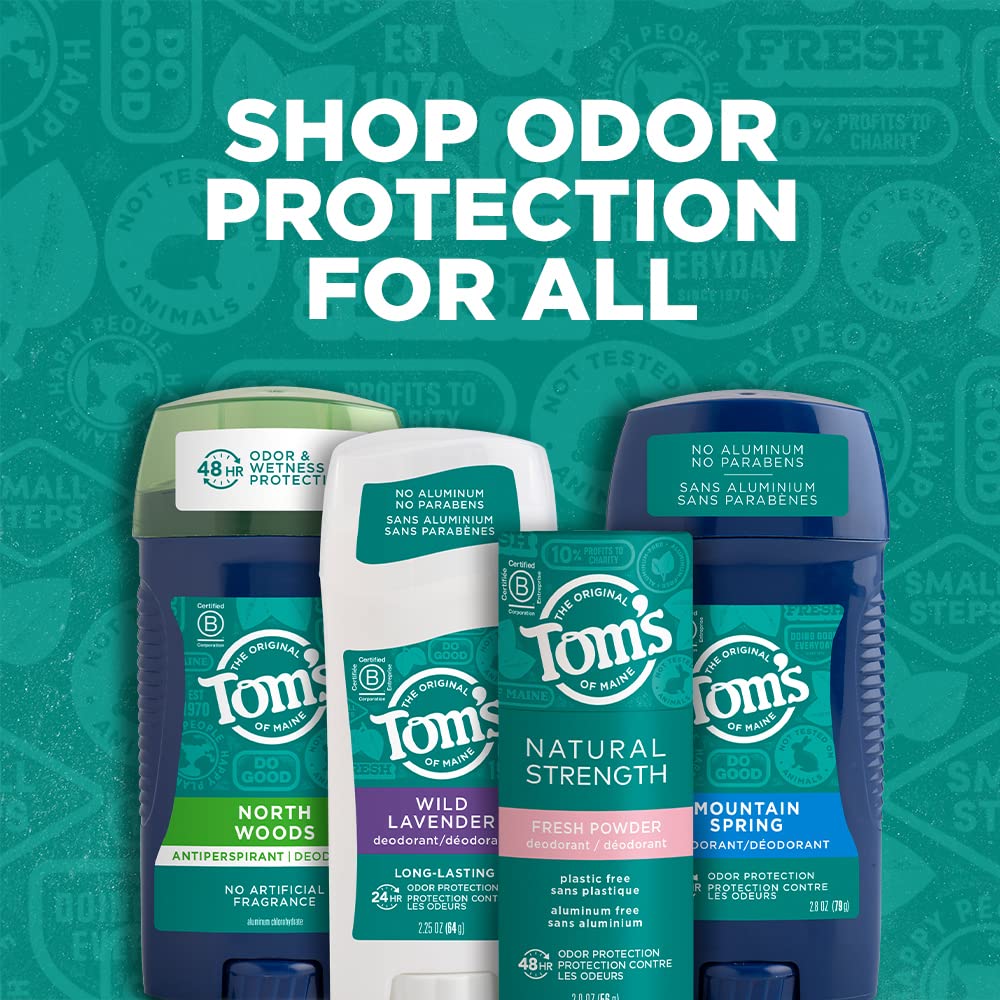 Tom's of Maine Déodorant Lavande Sauvage parfait pour les voyages.