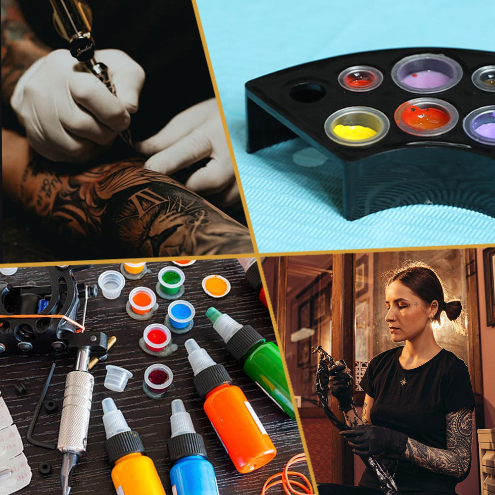 TONBAO lot caps tatouage jetables de haute qualité pour usage pro.