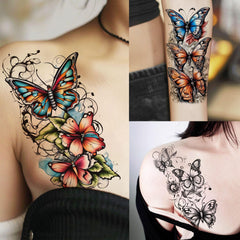 Toneoldshu designs mini-tatouages faciles à poser sur poignets et chevilles.
