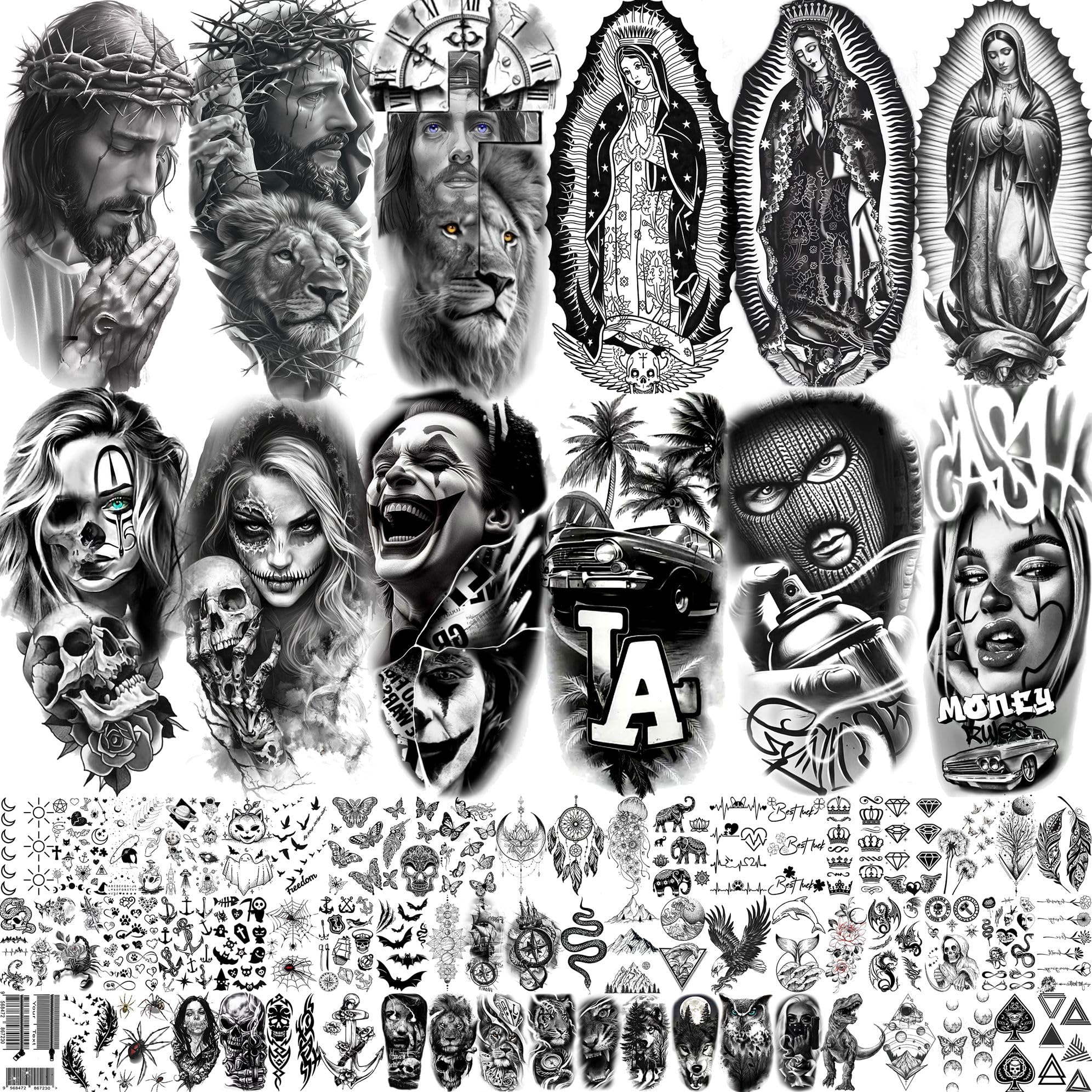 Toneoldshu tatouages temporaires Planètes et étoiles: idéal pour un look cosmique lors d'une fête